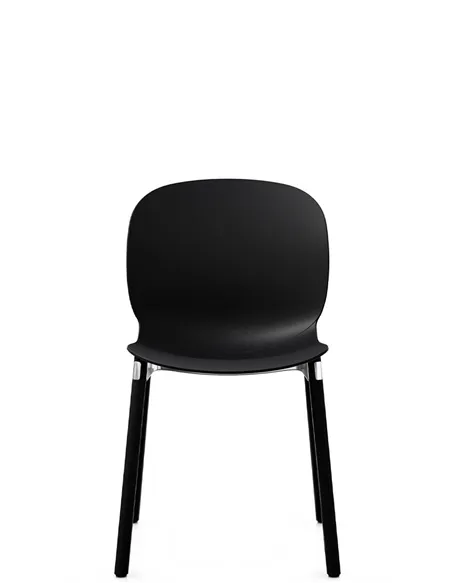 Кресло PROFIM NOOR WOODEN LEGS 6080 GRAPHITE, DARK ASH