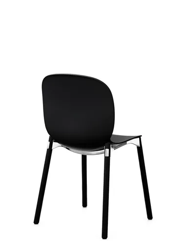 Кресло PROFIM NOOR WOODEN LEGS 6080 GRAPHITE, DARK ASH