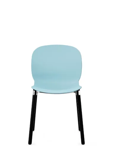 Крісло PROFIM NOOR WOODEN LEGS 6080 SKY, DARK ASH