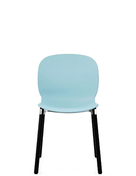 Крісло PROFIM NOOR WOODEN LEGS 6080 SKY, DARK ASH