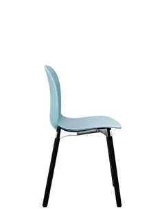 Крісло PROFIM NOOR WOODEN LEGS 6080 SKY, DARK ASH 2