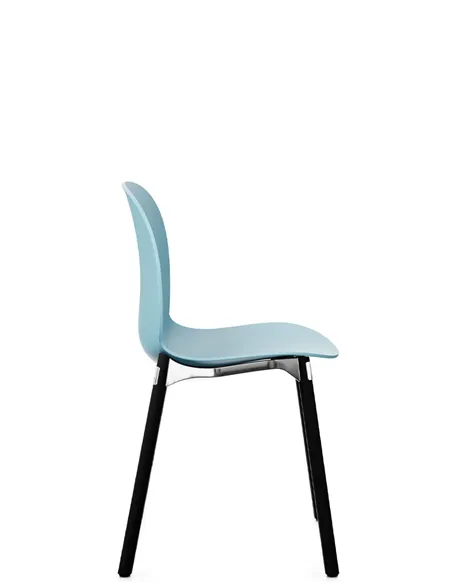 Крісло PROFIM NOOR WOODEN LEGS 6080 SKY, DARK ASH