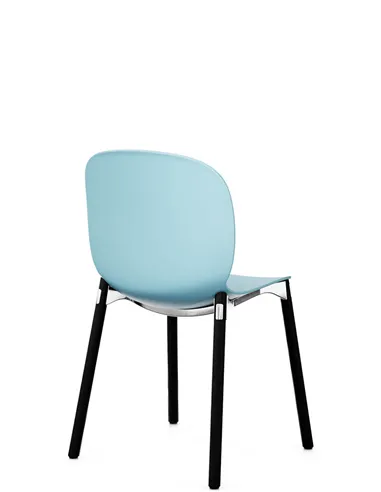 Крісло PROFIM NOOR WOODEN LEGS 6080 SKY, DARK ASH