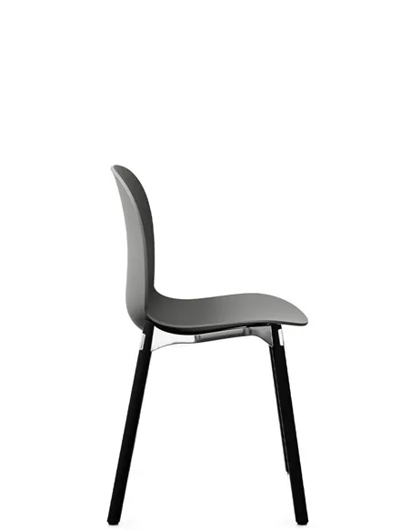 Крісло PROFIM NOOR WOODEN LEGS 6080 GLAY, DARK ASH