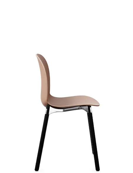 Крісло PROFIM NOOR WOODEN LEGS 6080 CORAL, DARK ASH