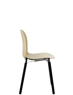 Крісло PROFIM NOOR WOODEN LEGS 6080 STRAW, DARK ASH 2