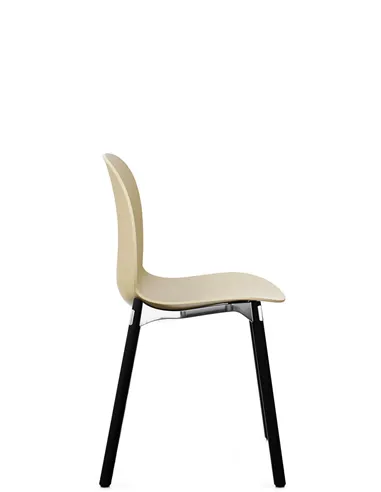 Крісло PROFIM NOOR WOODEN LEGS 6080 STRAW, DARK ASH