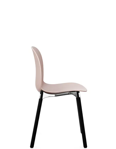 Кресло PROFIM NOOR WOODEN LEGS 6080 ROSE, DARK ASH