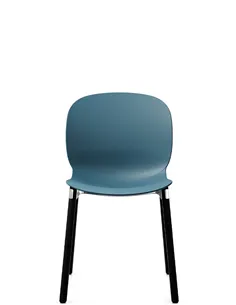 Крісло PROFIM NOOR WOODEN LEGS 6080 TEAL BLUE, DARK ASH