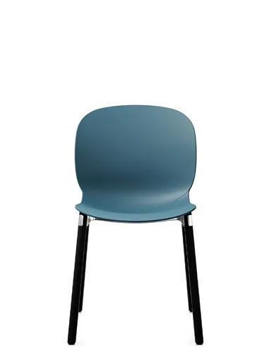 Крісло PROFIM NOOR WOODEN LEGS 6080 TEAL BLUE, DARK ASH