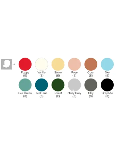 Крісло PROFIM NOOR WOODEN LEGS 6080 TEAL BLUE, DARK ASH