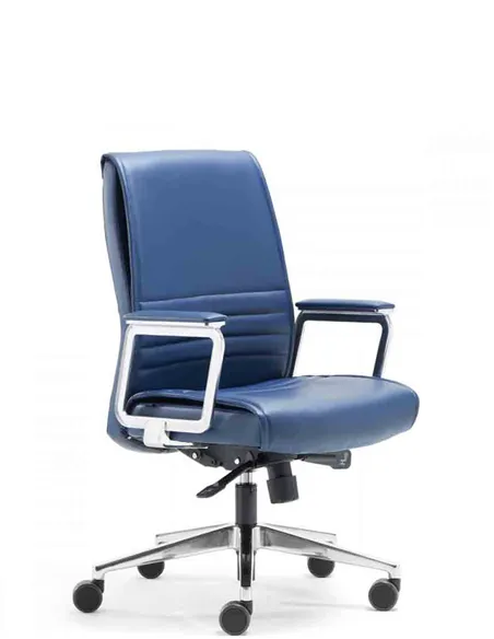 Крісло VAGHI MODUS 154DX шкіряне, із середньою спинкою
